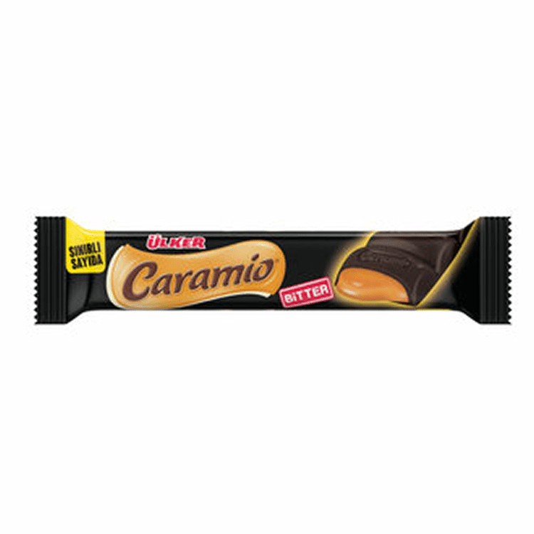 Ülker Caramio Karamel Dolgulu Bitter Çikolata 32 Gr